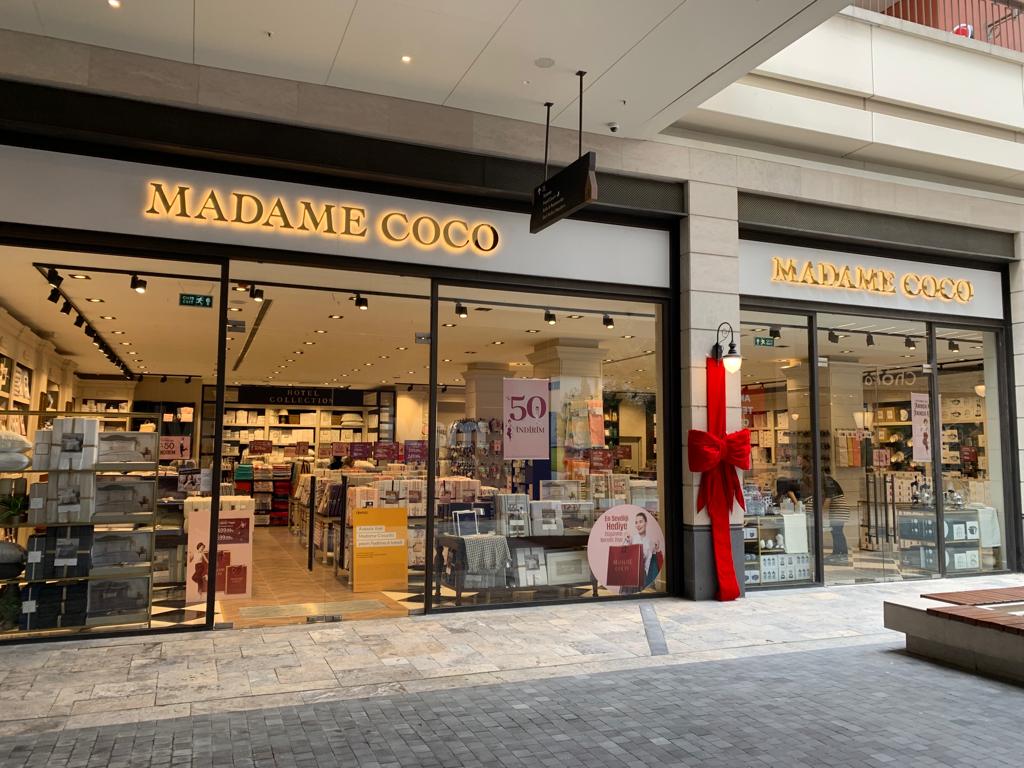 Madame Coco is opened at Piyalepaşa Çarşı Strip Mall.