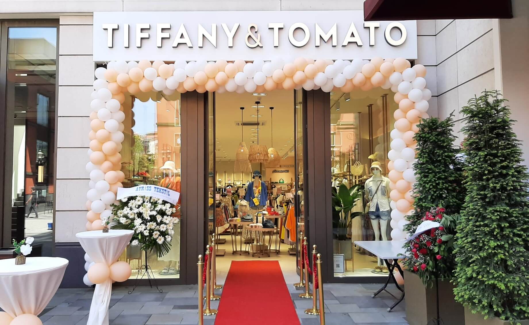 Tiffany&Tomato is opened at Piyalepaşa Çarşı Strip Mall.